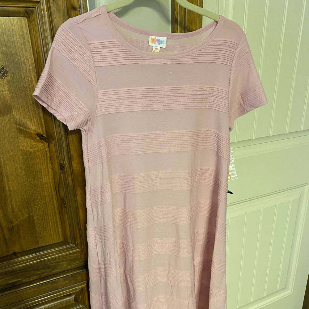 Lularoe Carly dress - new when tags, light pink